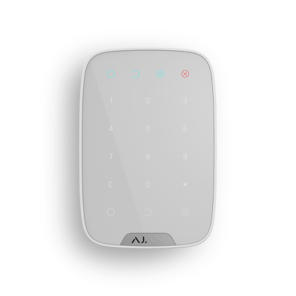 KeyPad Plus Белый Беспроводная сенсорная клавиатура