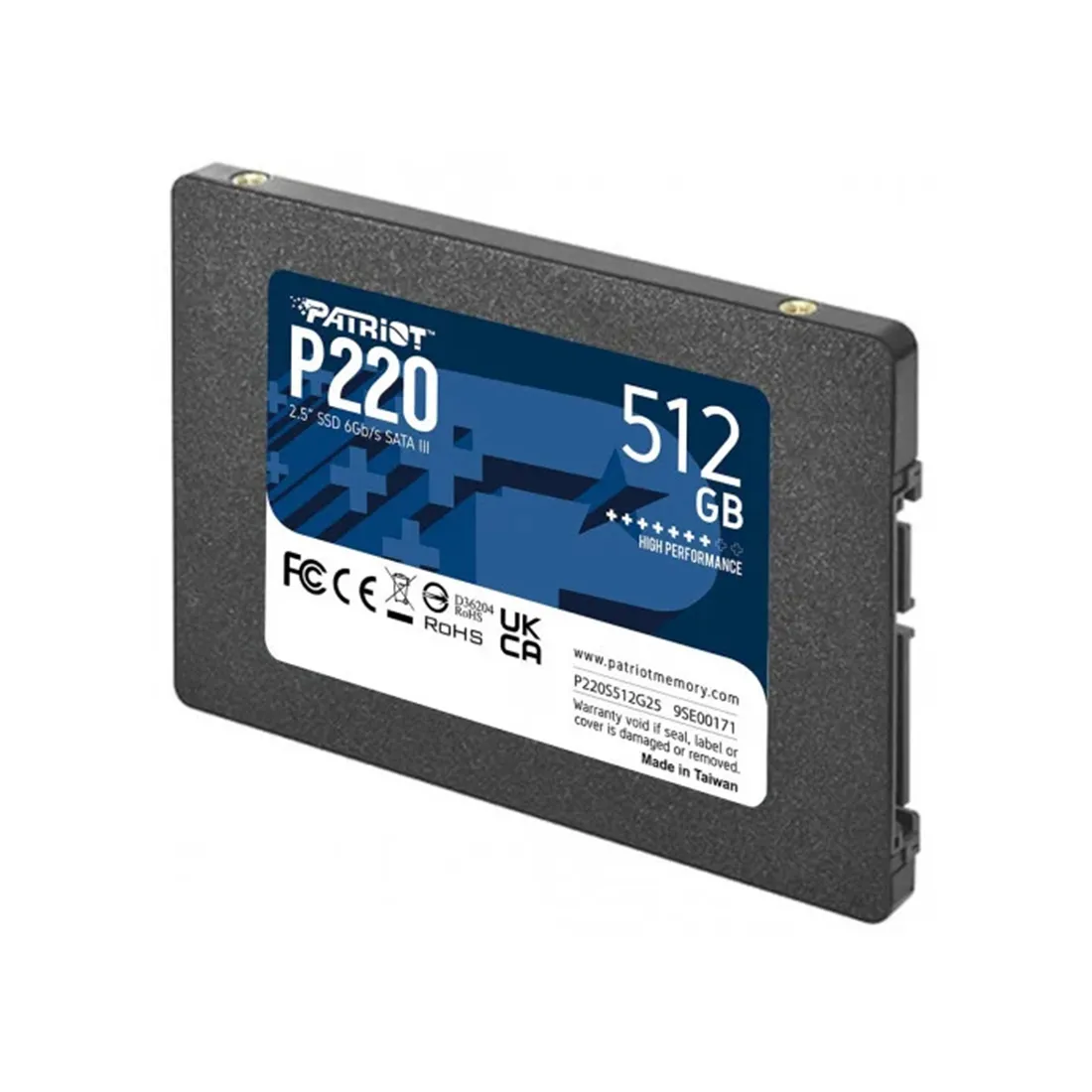 Твердотельный накопитель SSD Patriot P220 512GB SATA III — изображение 3