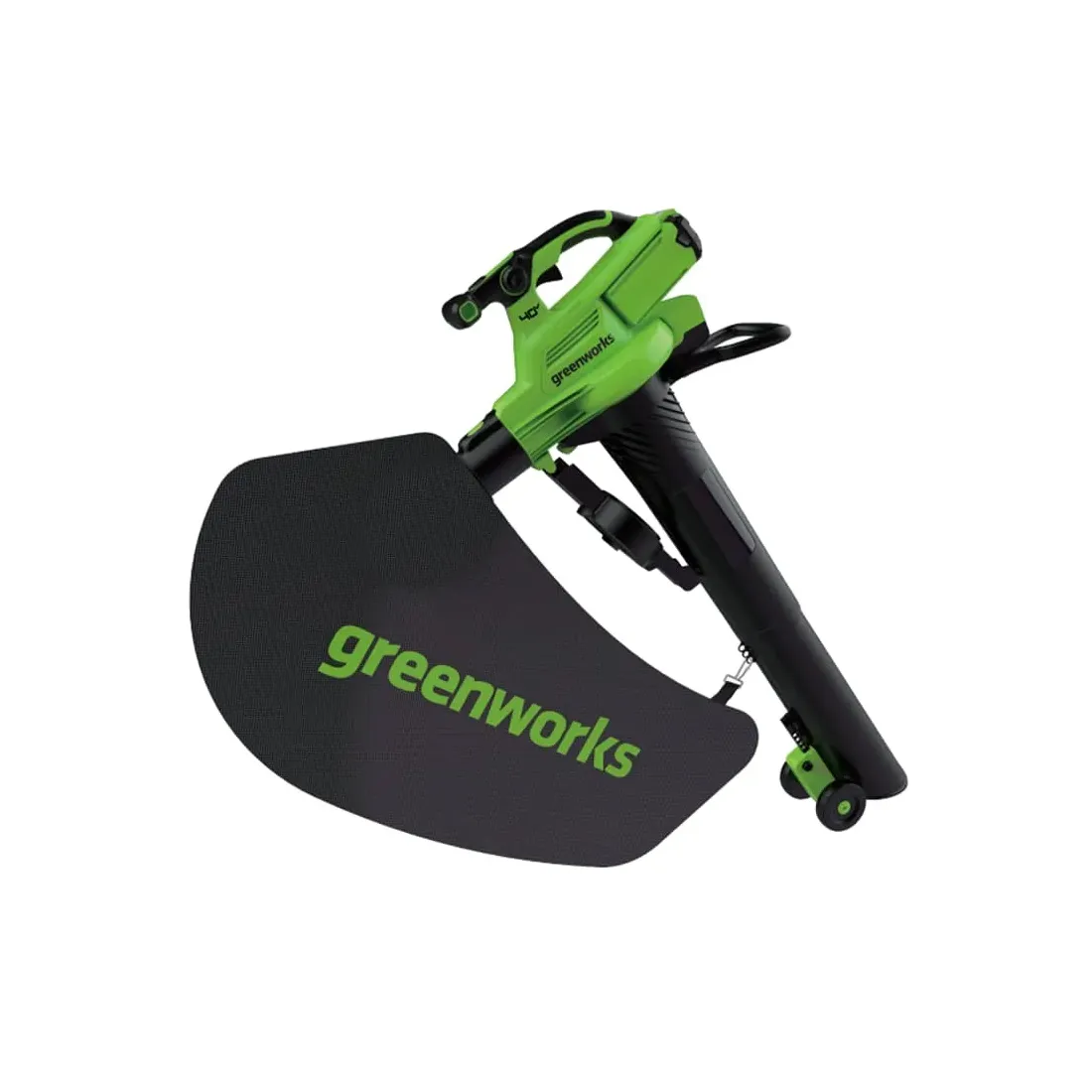 Воздуходув-Садовый Пылесос аккумуляторный Greenworks 2406907UB 40V бесщеточный c 1хАКБ 4Ач и ЗУ