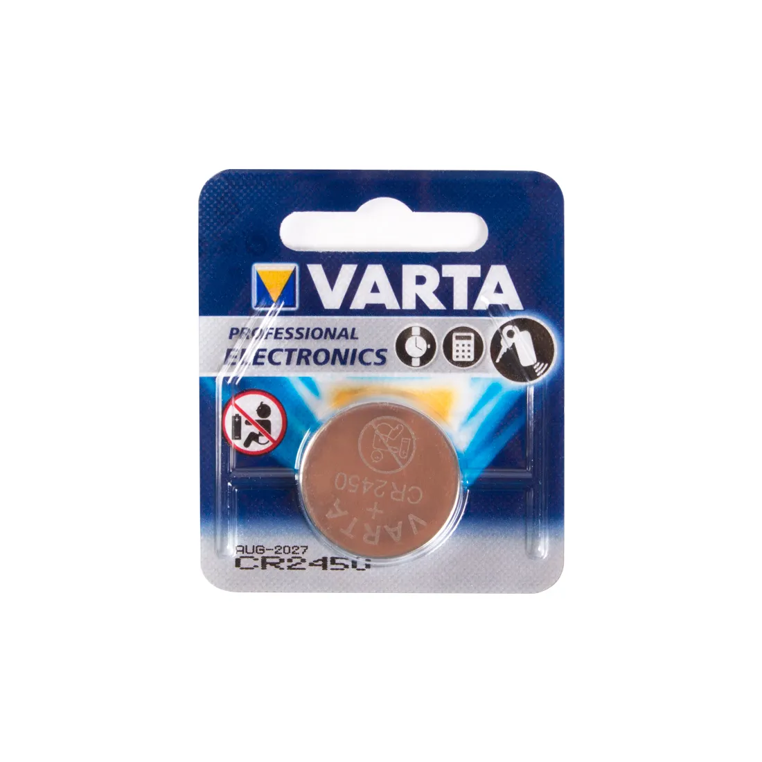 Батарейка VARTA Professional Electronics CR2450 3V 1 шт в блистере — изображение 2