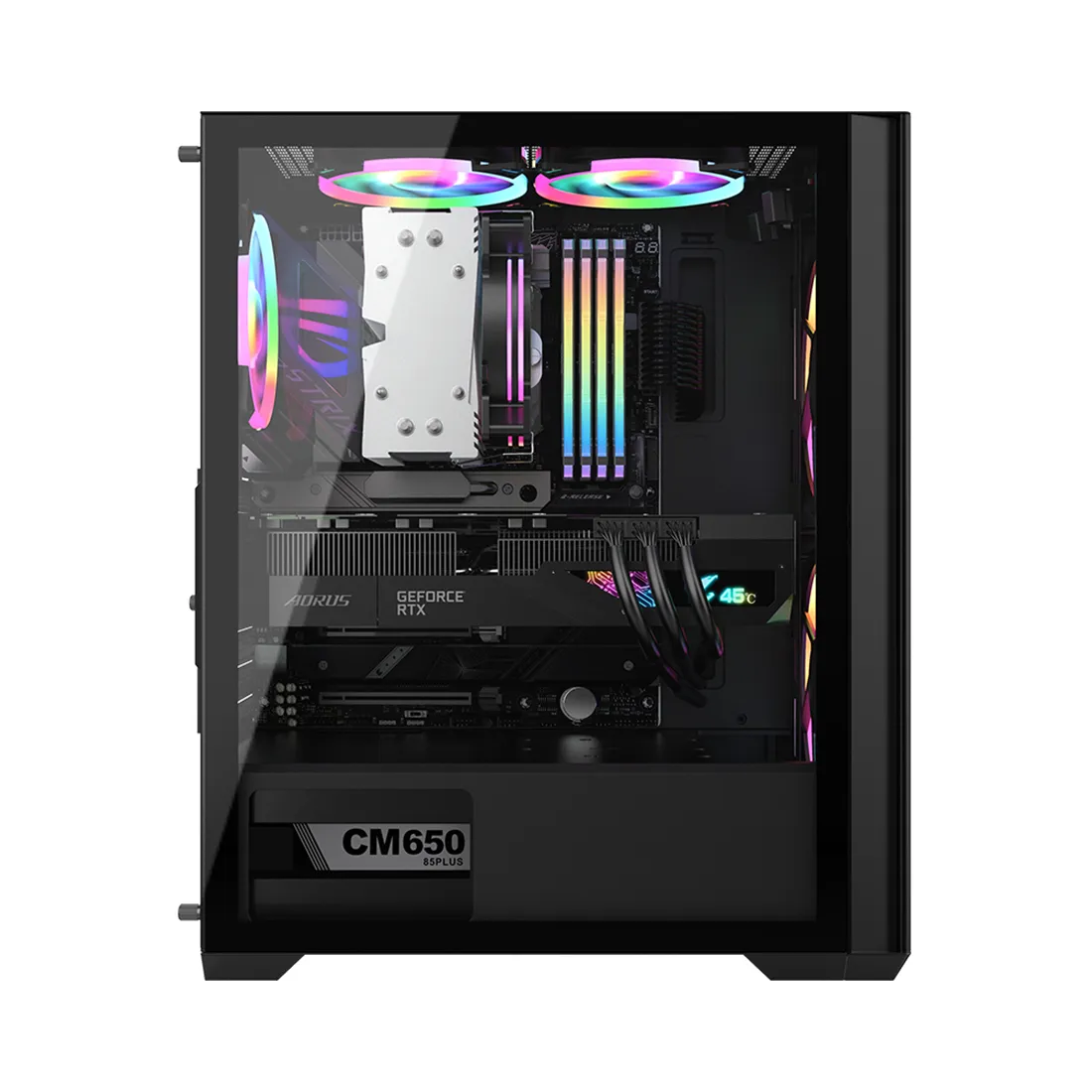 Компьютерный корпус Formula V Air Power G5 DUO Black без Б/П — изображение 3