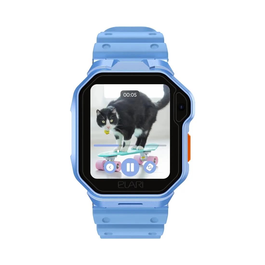 Смарт часы Elari KidPhone 4G Techno Голубой — изображение 2