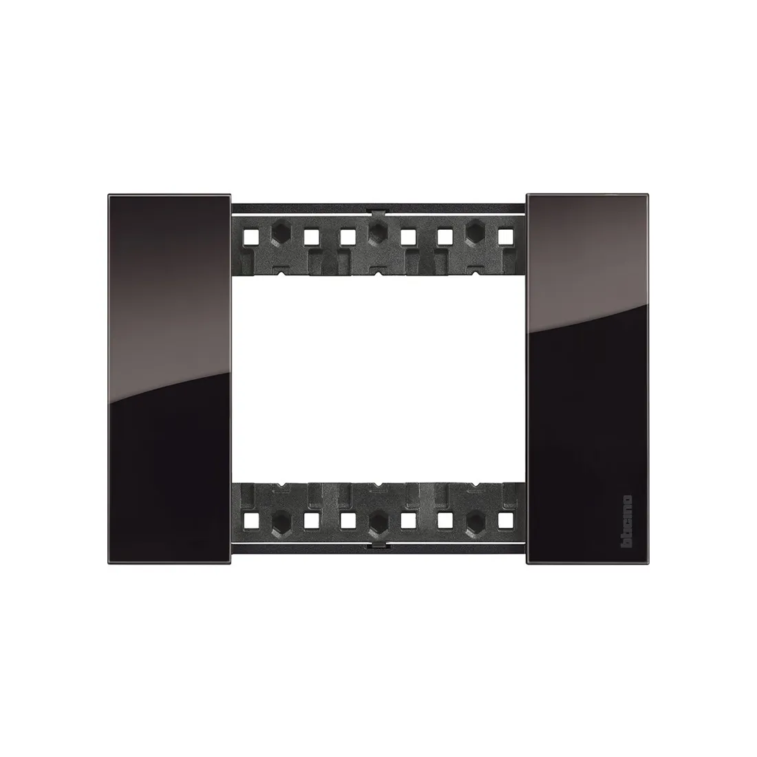 Рамка декоративная Bticino KA4803DG Living Now 3 модуля "Ночь"