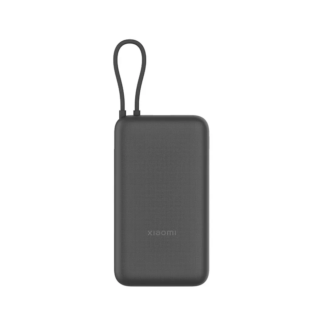 Портативный внешний аккумулятор Xiaomi Power Bank 20000mAh (Integrated Cable) GL Dark Gray — изображение 2