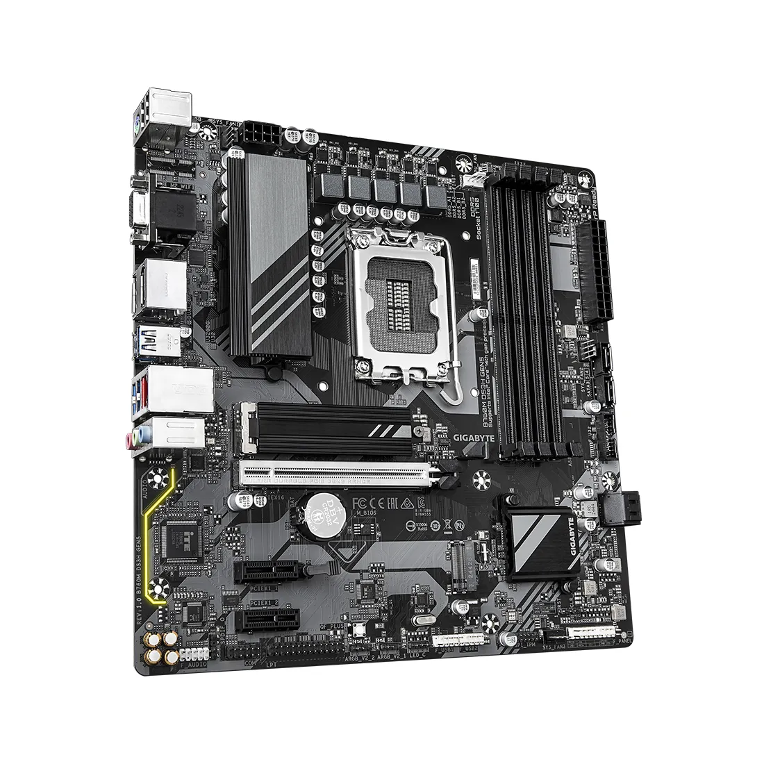 Материнская плата Gigabyte B760M DS3H GEN5 — изображение 3