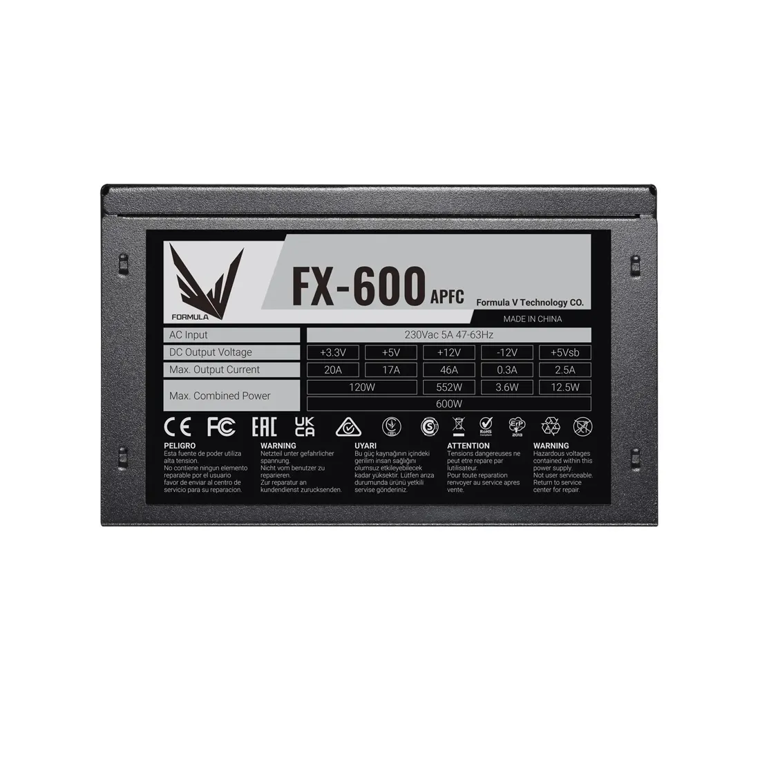 Блок питания Formula V FX-600 — изображение 3