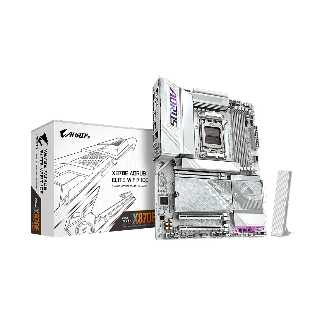 Материнская плата Gigabyte X870E A ELITE WF7 ICE