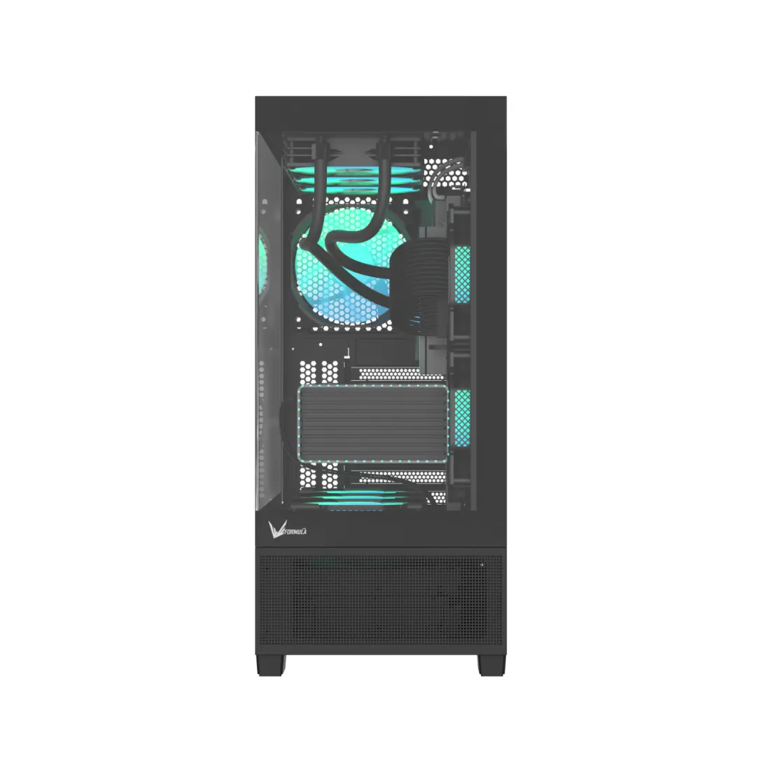 Компьютерный корпус Formula V Crystal E1 Floe Black без Б/П — изображение 2