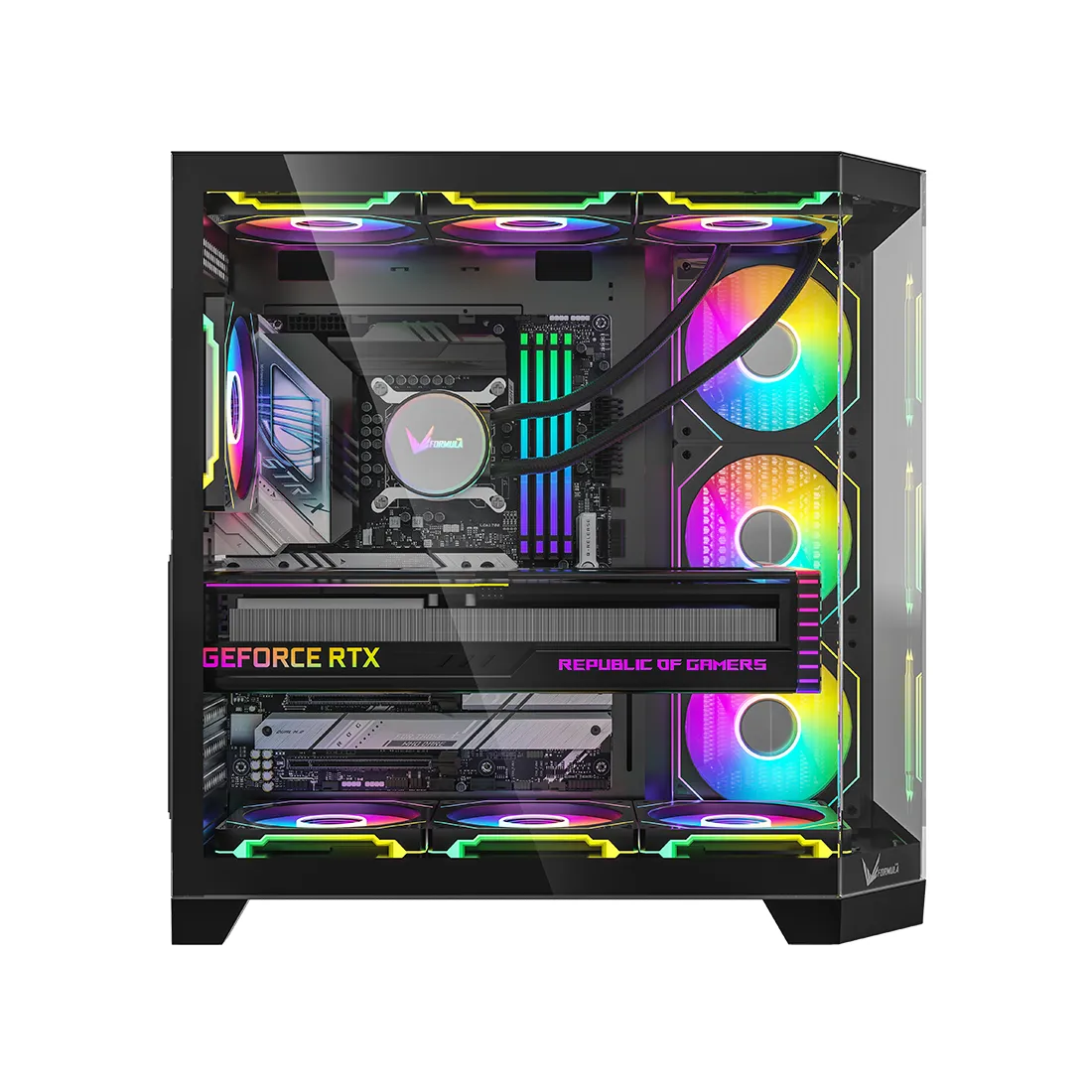 Компьютерный корпус Formula V Crystal Z6 Floe Black без Б/П — изображение 3