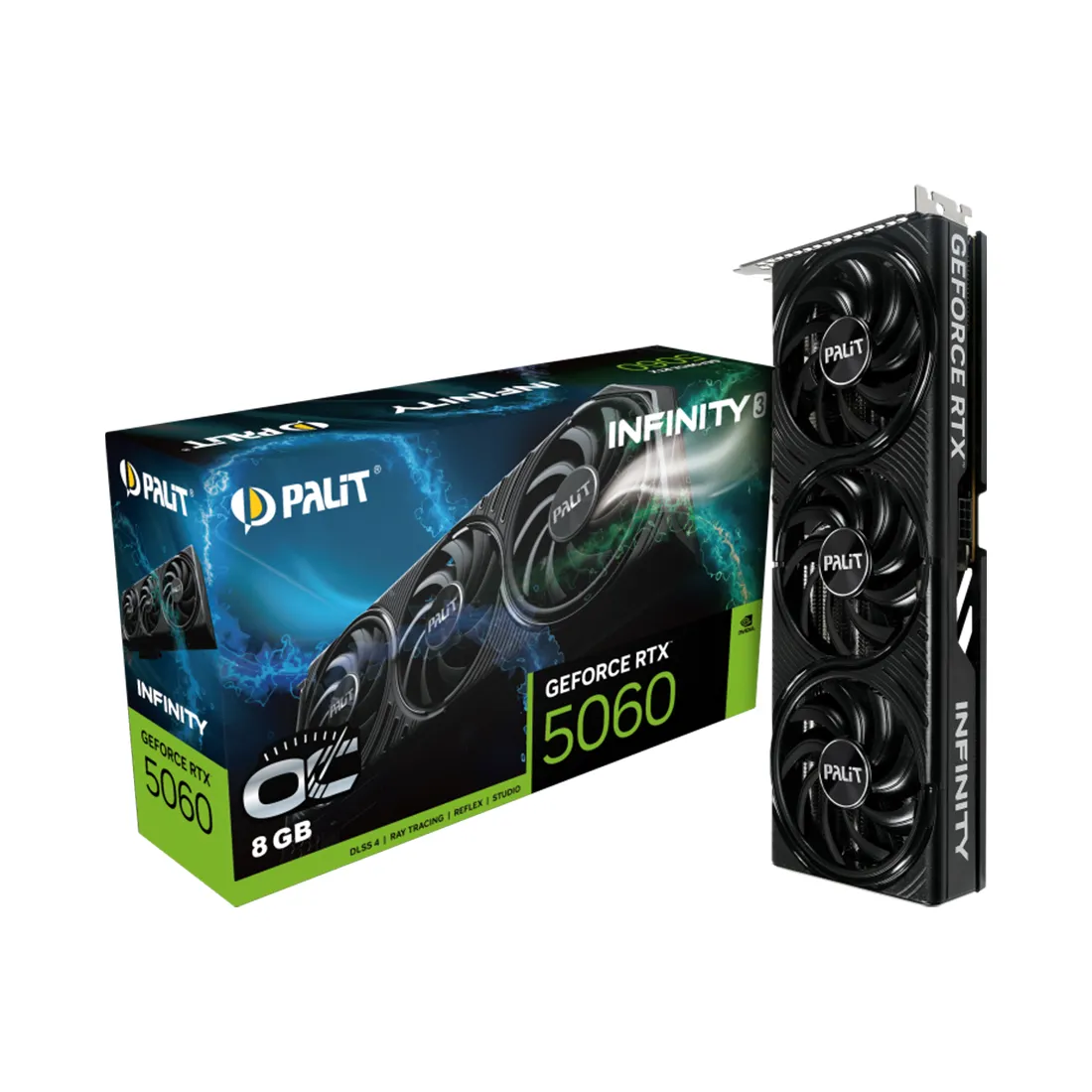 Видеокарта PALIT RTX5060 INFINITY 3 OC 8GB (NE75060T19P1-GB2063S) — изображение 3