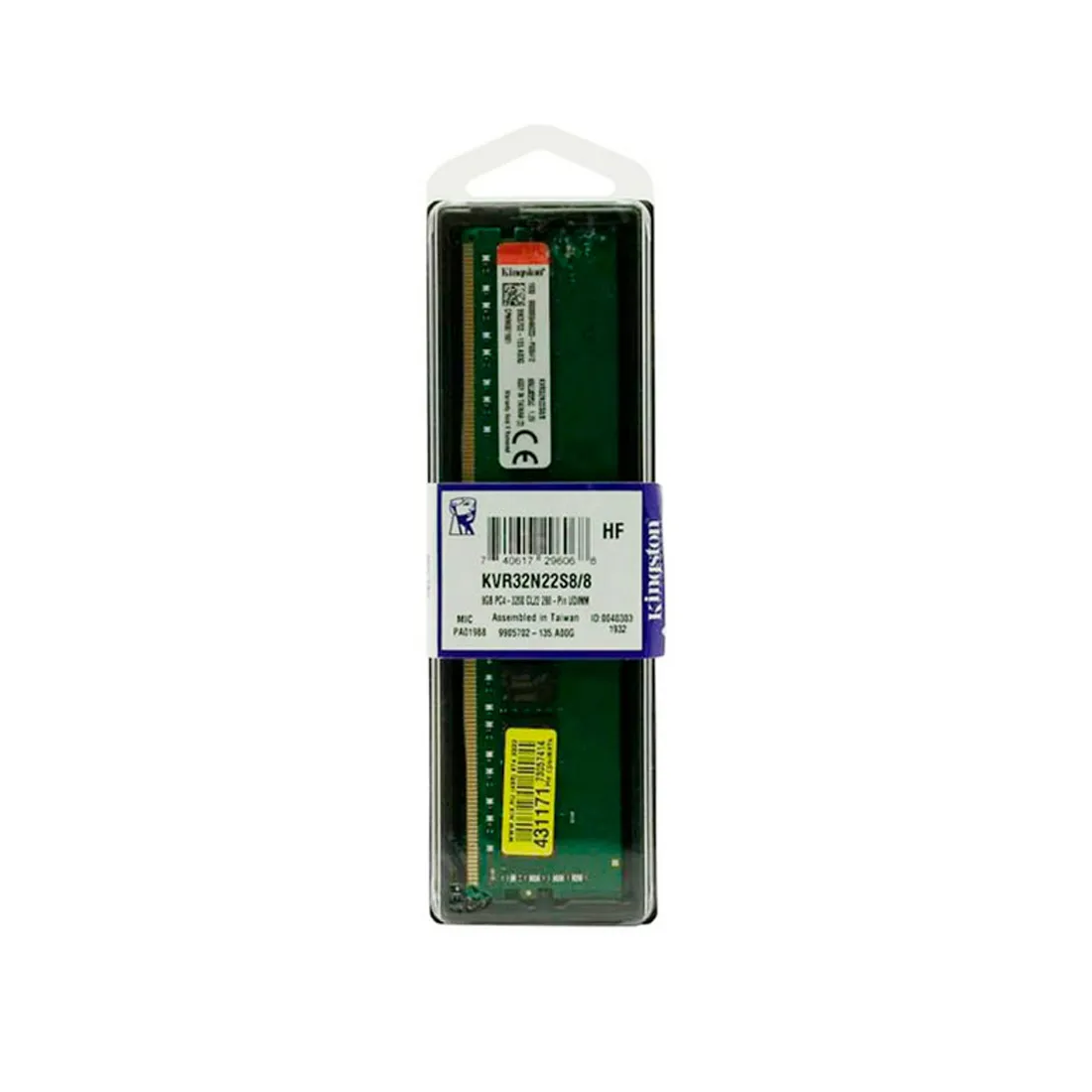 Kingston 8GB 3200MT/s DDR4 Non-ECC CL22 DIMM 1Rx8 — изображение 3