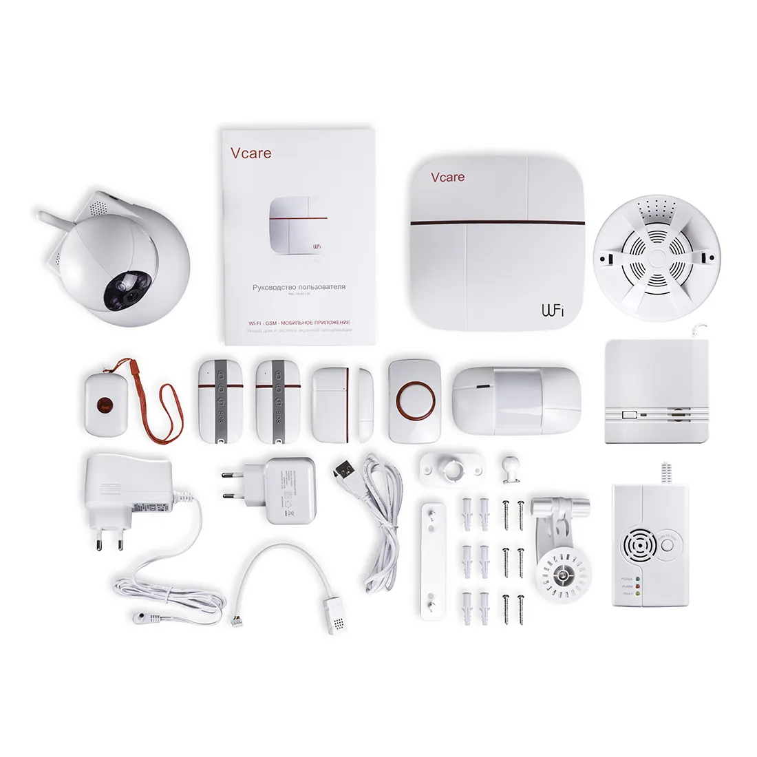 Беспроводной комплект системы безопасности Patrol Hawk C V-care (Премиум) — изображение 2