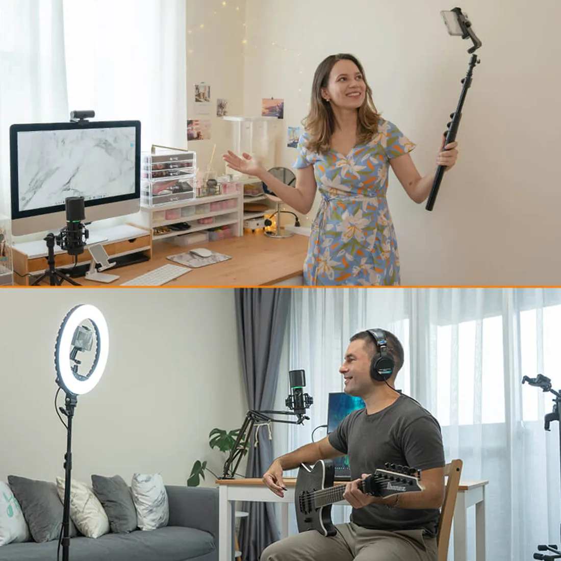 Кольцевая светодиодная лампа Streamplify Light 14 — изображение 2