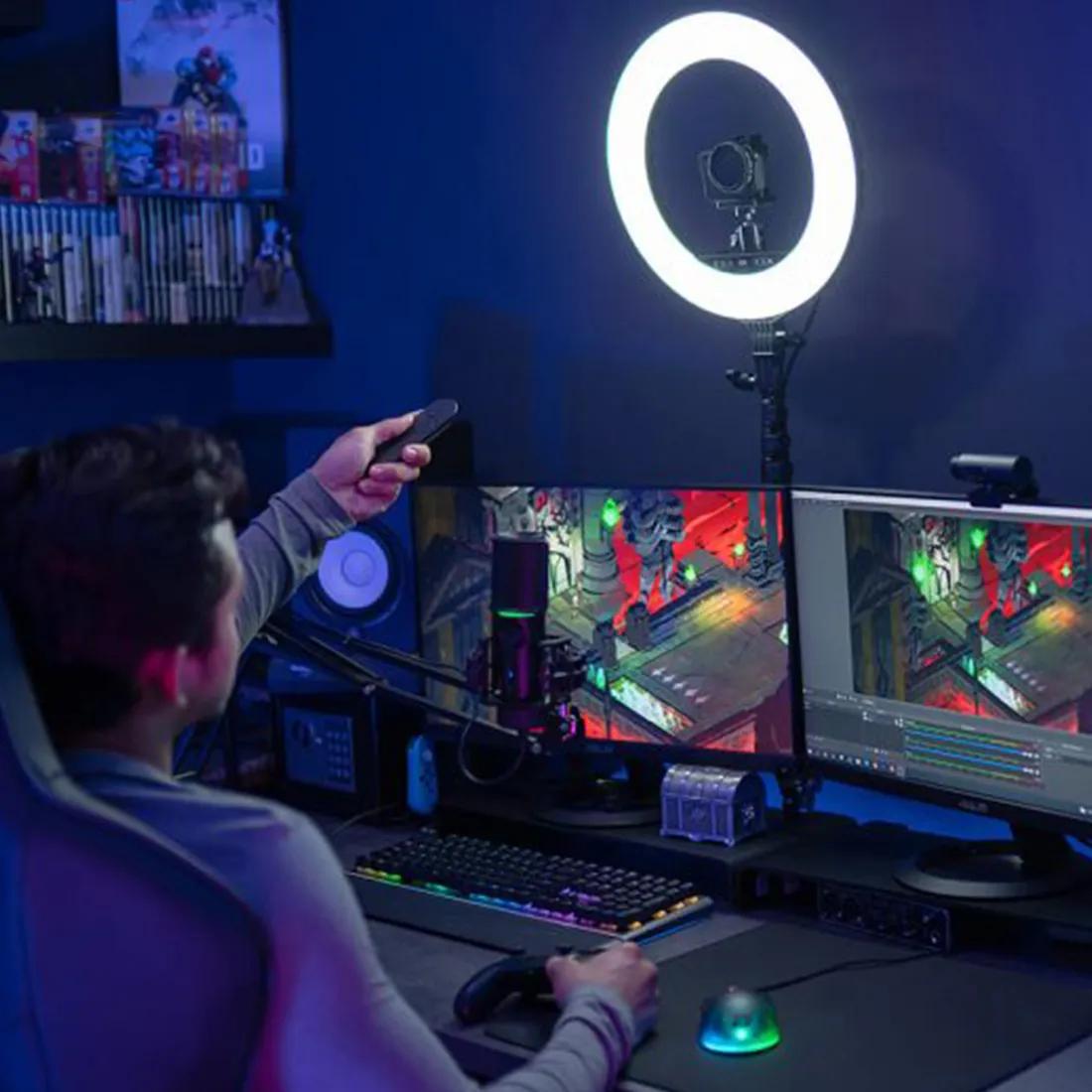 Кольцевая светодиодная лампа Streamplify Light 14 — изображение 3