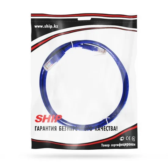 Патч Корд SHIP Cat.5e UTP LSZH RJ-45 0.5 м S3025BL0050-P — изображение 2