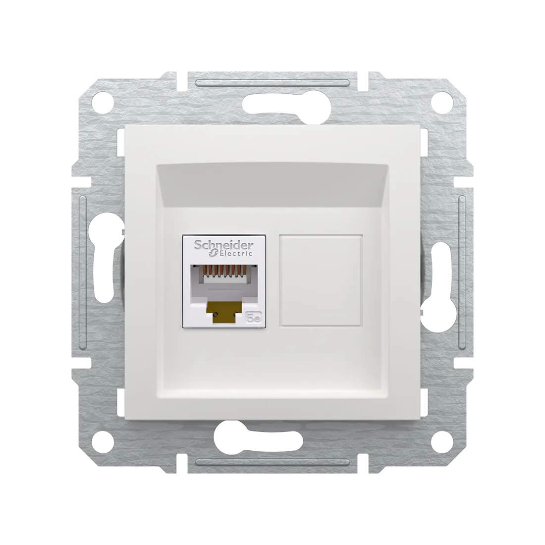 Розетка компьютерная SE EPH4370121 Asfora RJ45 кат. 5е механизм белый — изображение 2