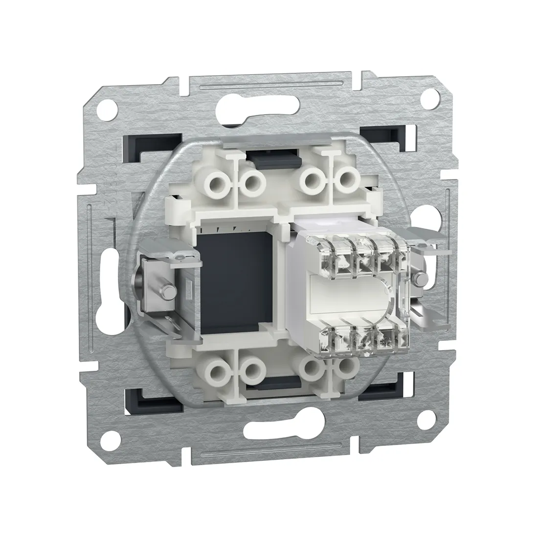 Розетка компьютерная SE EPH4300171 Asfora RJ45 кат. 5е механизм антрацит — изображение 3