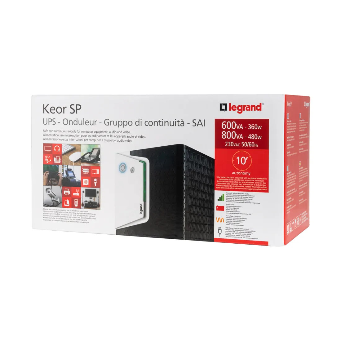 Источник бесперебойного питания Legrand Keor SP 800 ВА — изображение 3