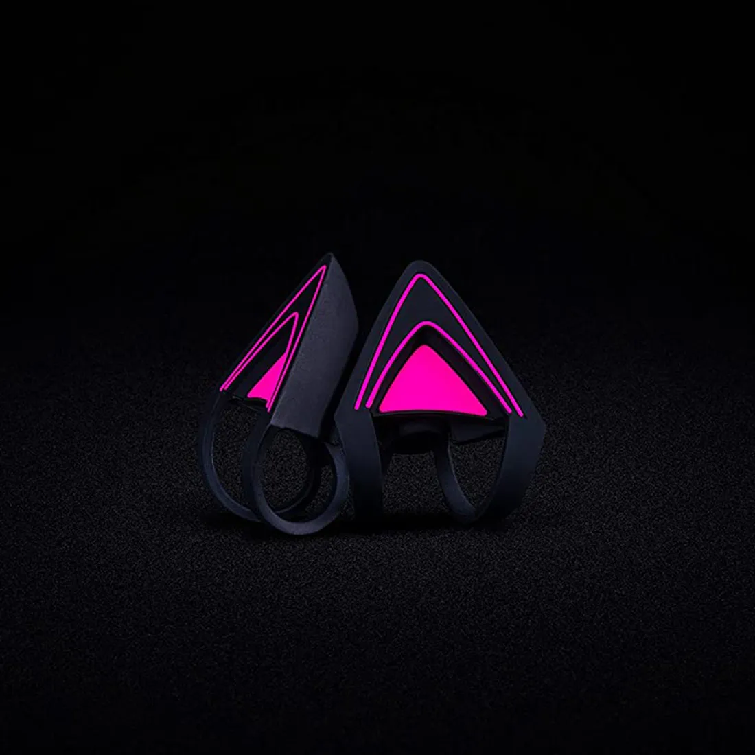 Накладные кошачьи ушки на гарнитуру Razer Kitty Ears for Kraken - Neon Purple — изображение 3
