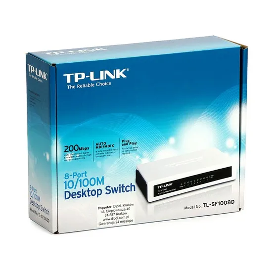 Коммутатор TP-Link TL-SF1008D — изображение 3