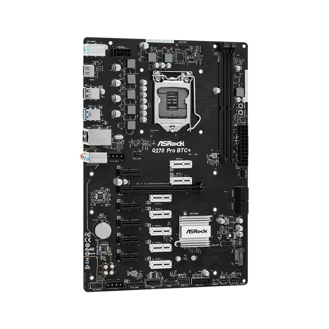 Материнская плата ASRock Q270 PRO BTC+ — изображение 3