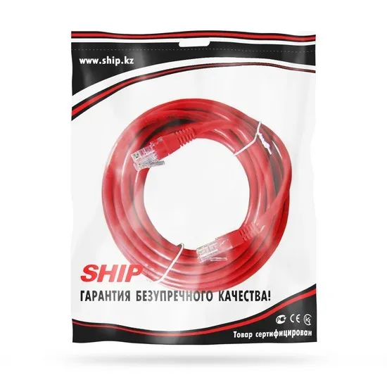 Патч Корд SHIP Cat.5e UTP LSZH RJ-45 10 м S3025RD1000-P — изображение 2