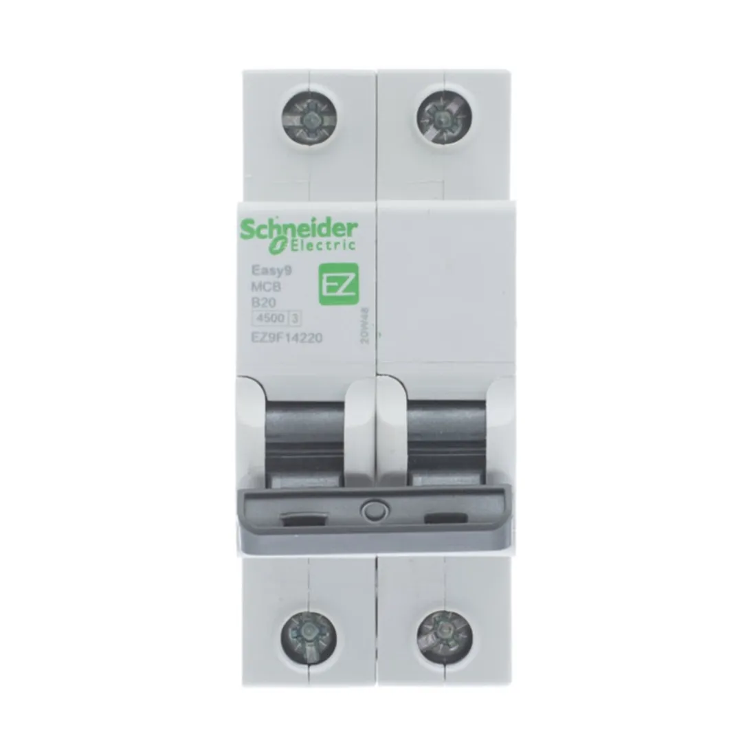 Автоматический выключатель SE EZ9F14220 EASY 9 2П 20A B 4.5кА 230В — изображение 2