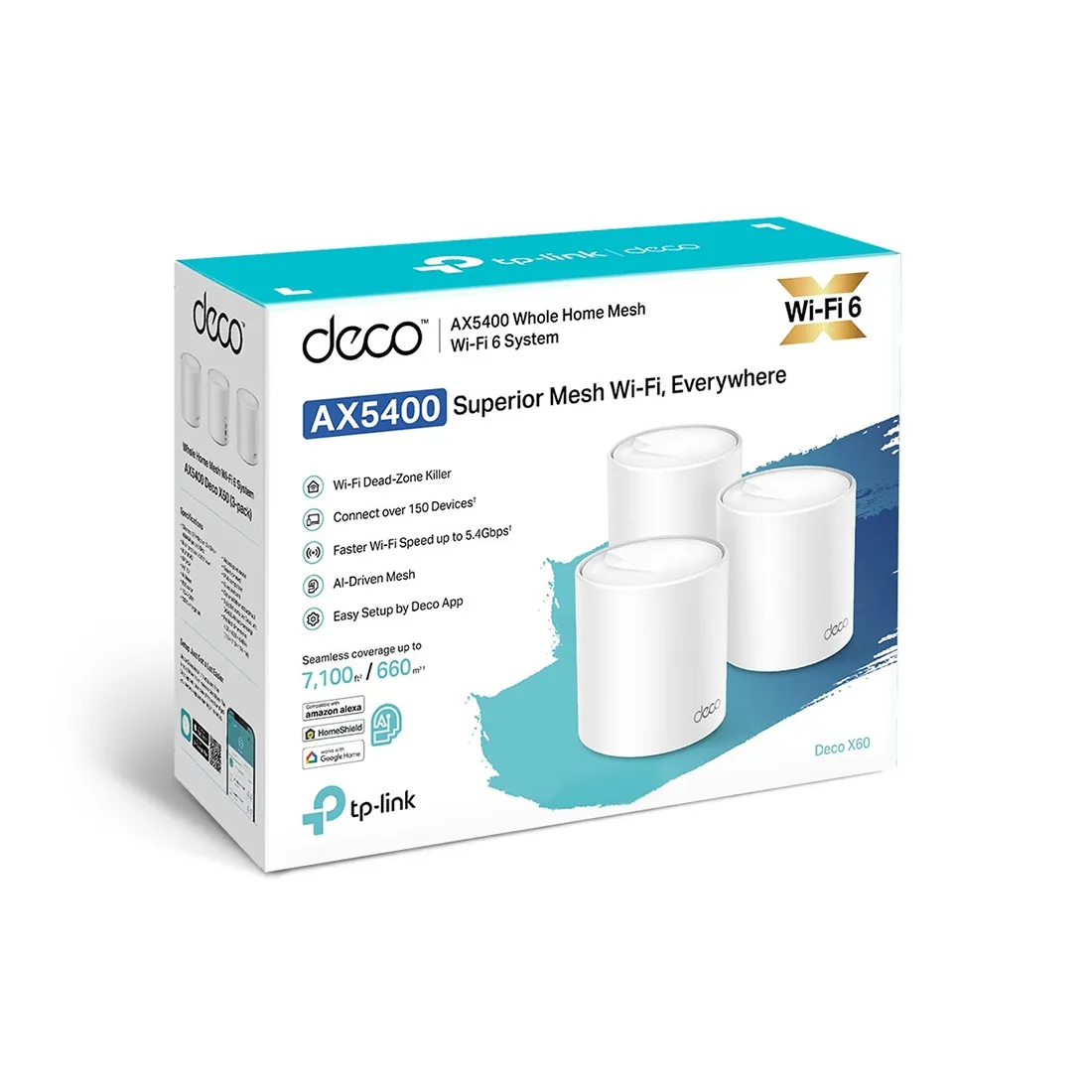Беспроводная MESH-система Wi-Fi TP-Link Deco X60(3-pack) — изображение 3