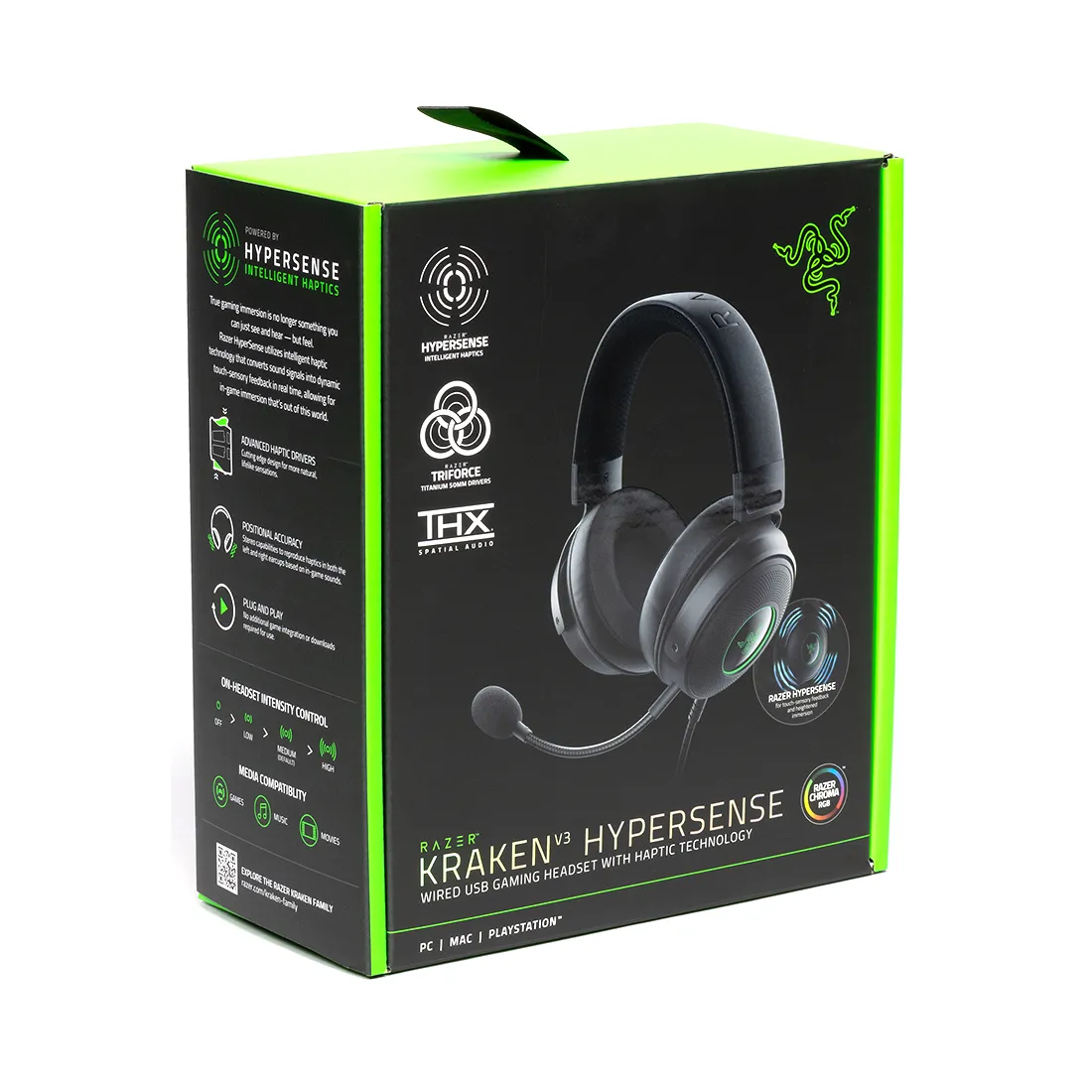Гарнитура Razer Kraken V3 HyperSense — изображение 3