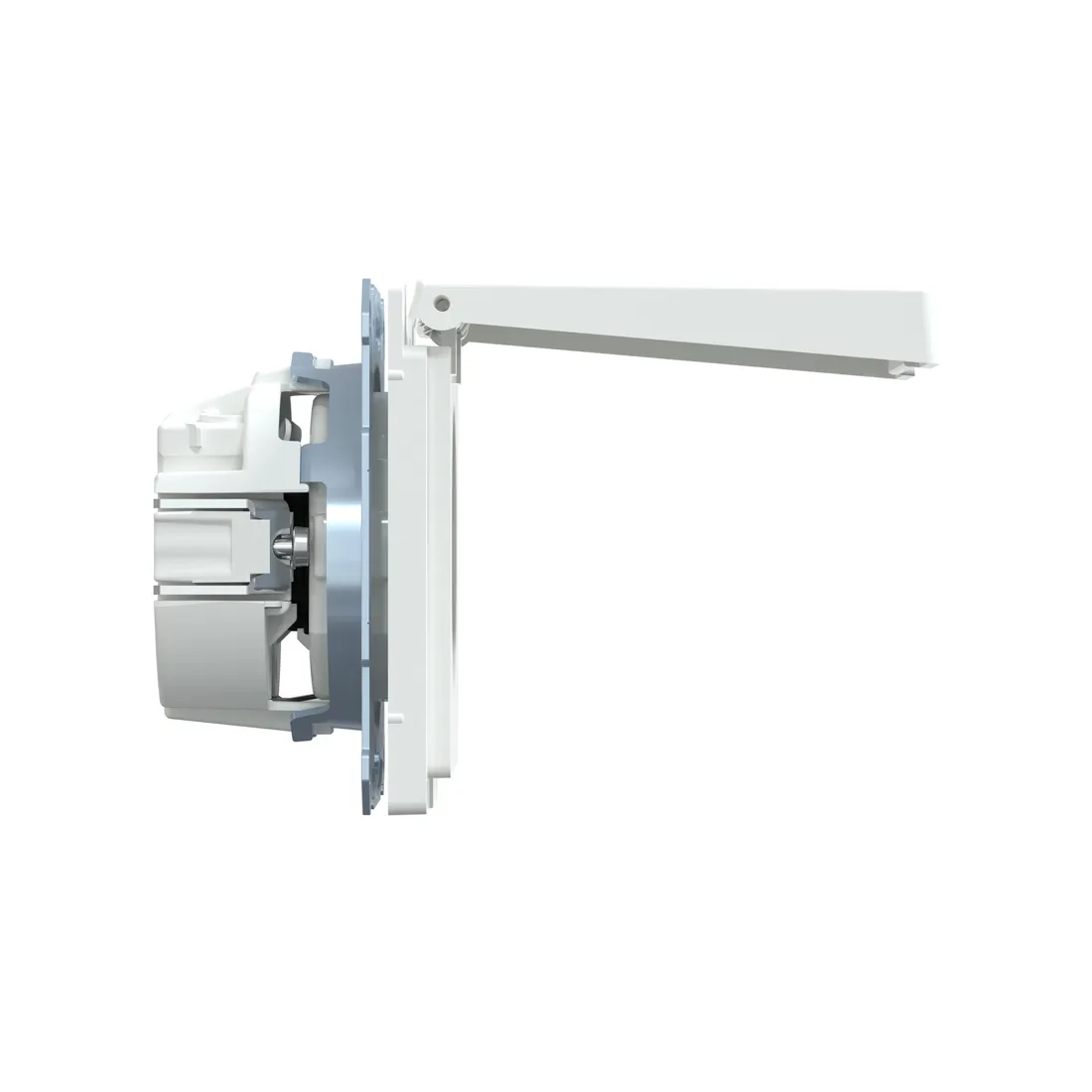 Розетка MERTEN MTN2314-6035 D-Life 16А с з/к с крышкой IP44 белый лотос — изображение 2