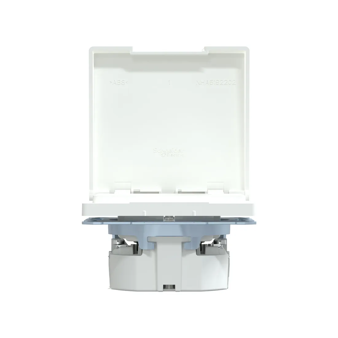 Розетка MERTEN MTN2314-6035 D-Life 16А с з/к с крышкой IP44 белый лотос — изображение 3