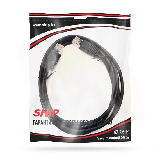 Патч Корд SHIP Cat.5e FTP LSZH RJ-45 3 м S4025BK0300-P — изображение 2