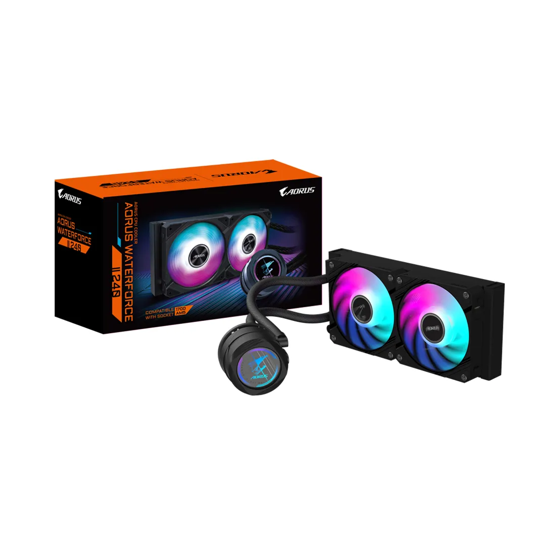 Кулер для процессора Gigabyte AORUS WATERFORCE II 240 — изображение 3
