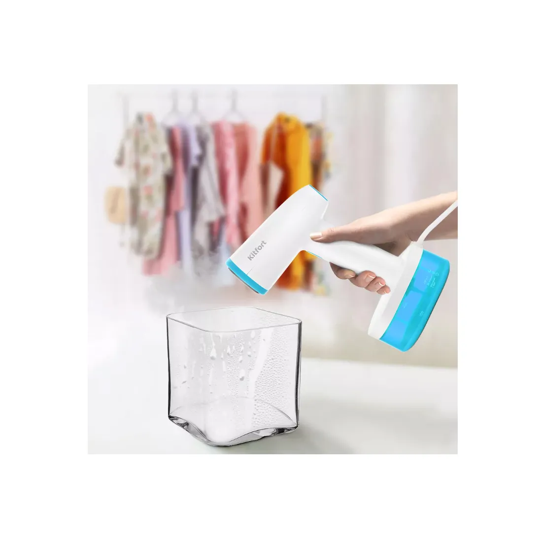 Отпариватель ручной Kitfort КТ-984-3 бирюзовый — изображение 3