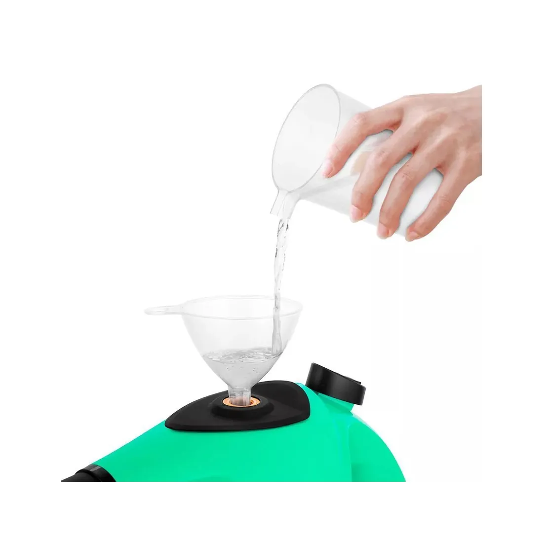 Пароочиститель Kitfort КТ-9138-2 черно-зеленый — изображение 3