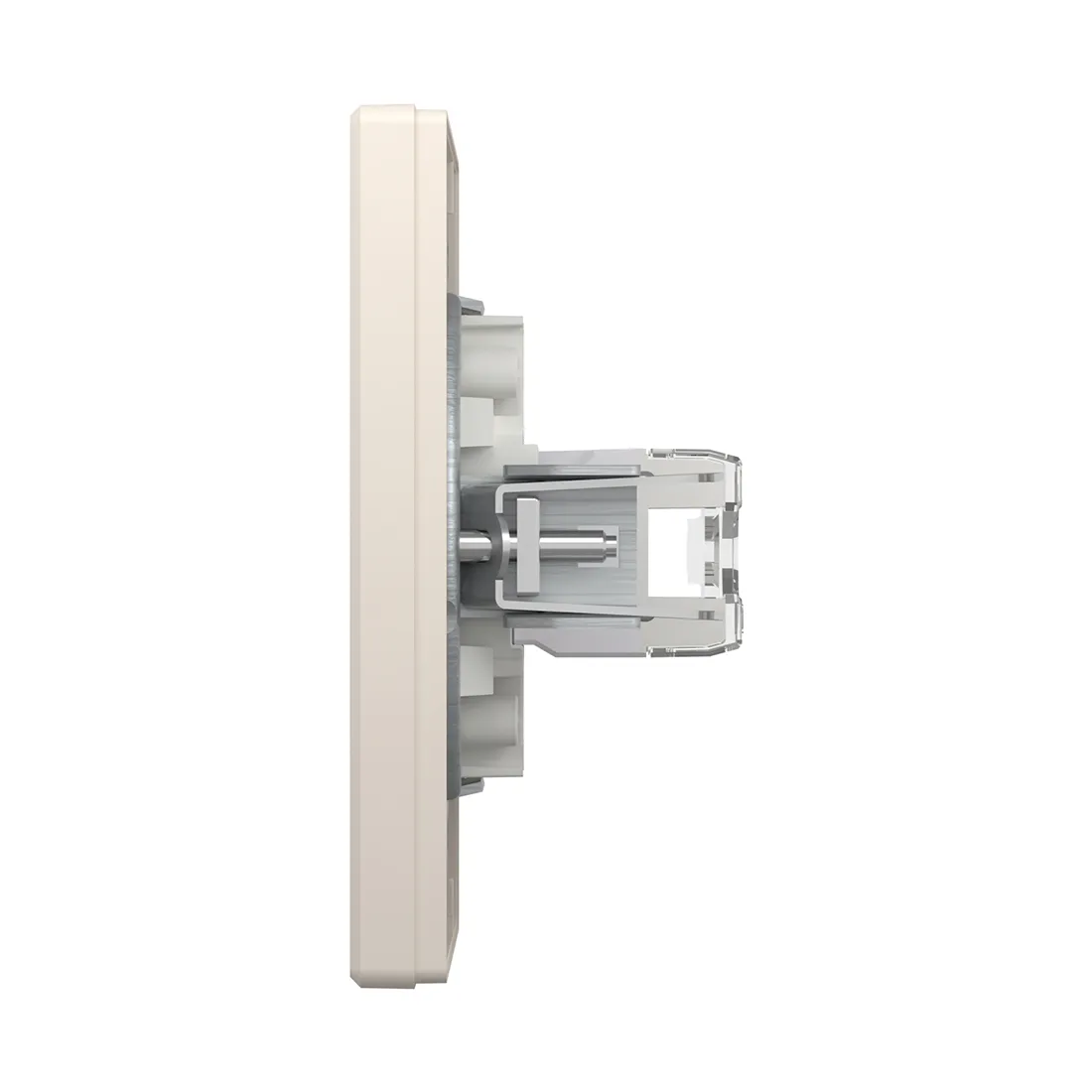 Розетка компьютерная SE EPH4700123 Asfora RJ45 кат. 6 в сборе кремовый — изображение 3