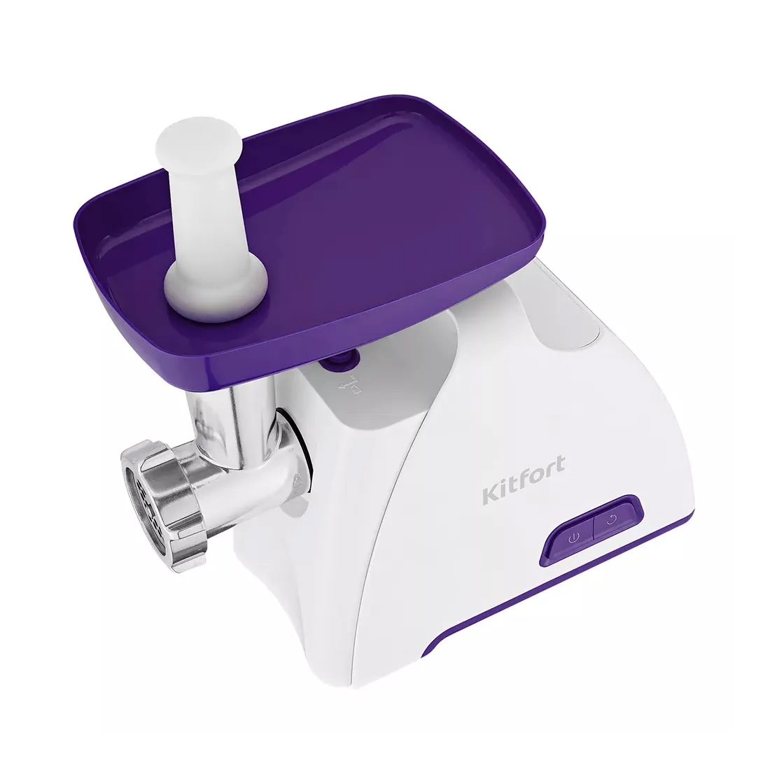 Мясорубка Kitfort КТ-2112-1 бело-синяя — изображение 2