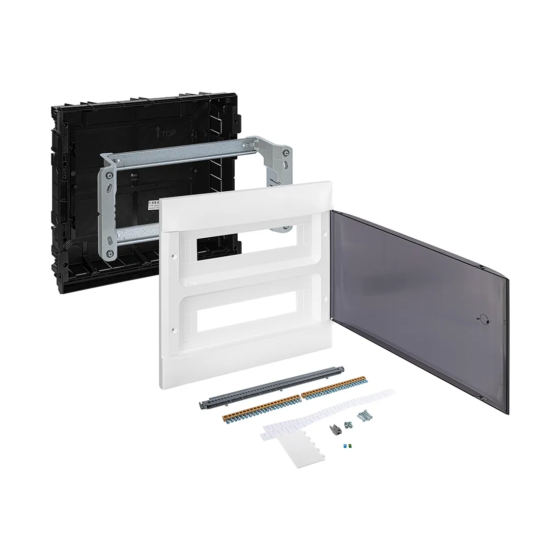 Щит встраиваемый Legrand Practibox S 2х18 IP40 Дымчатая дверь — изображение 3