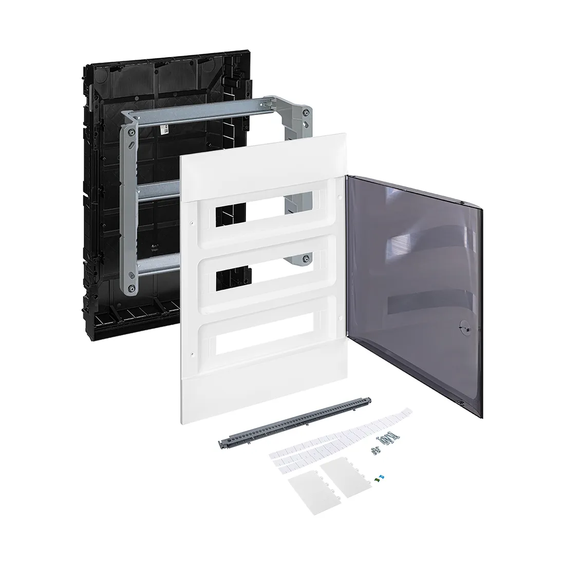 Щит встраиваемый Legrand Practibox S 3х18 IP40 Дымчатая дверь — изображение 3