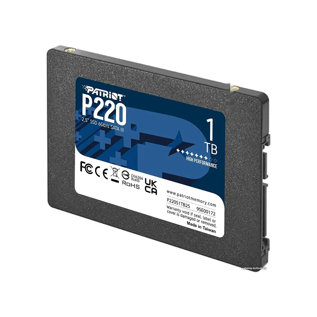 Твердотельный накопитель SSD Patriot P220 1TB SATA III — изображение 2