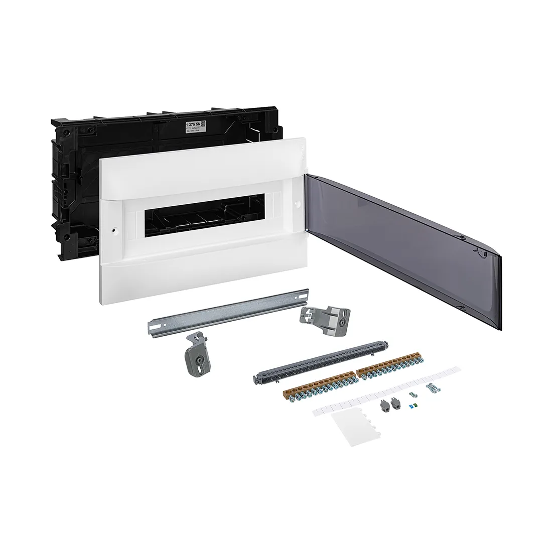 Щит встраиваемый Legrand Practibox S 1х18 IP40 Дымчатая дверь — изображение 3