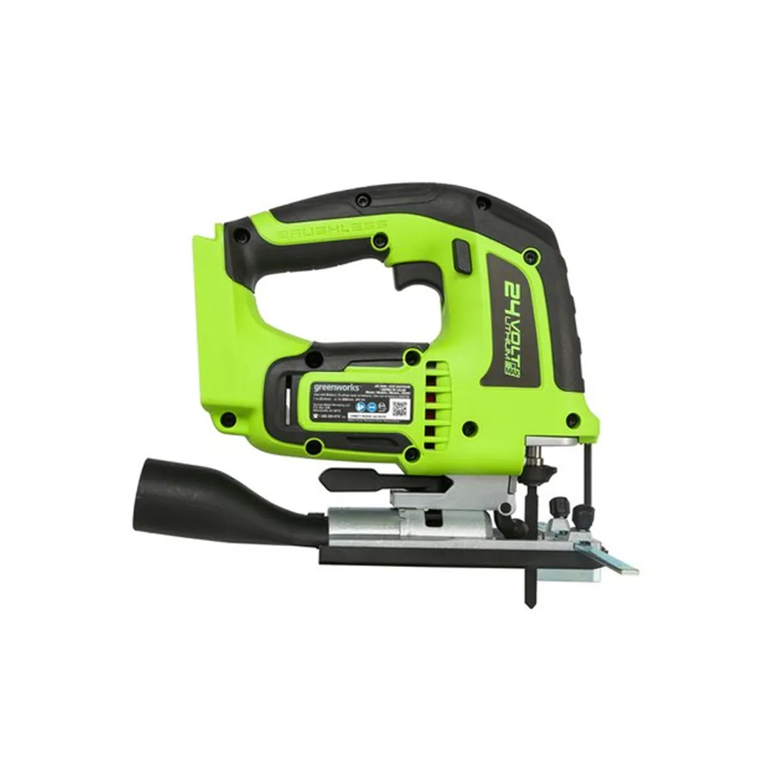 Лобзик аккумуляторный Greenworks GD24JS 24V бесщеточный без АКБ и ЗУ — изображение 2