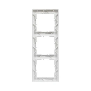Рамка декор. универсальная 3-постовая Suno Белый