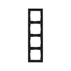 Рамка декор. универсальная 4-постовая Suno Антрацит