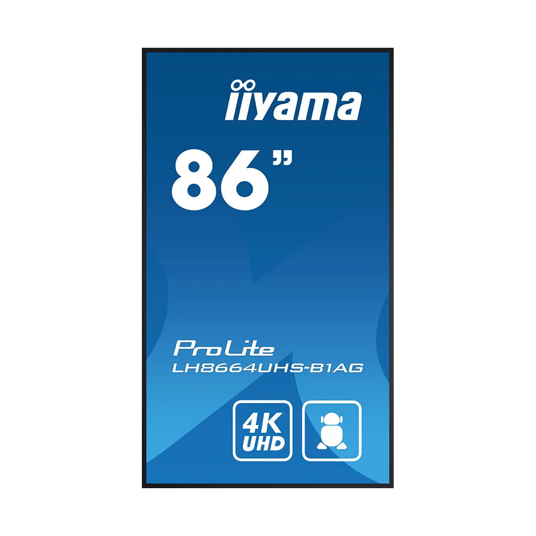 Монитор iiyama PROLITE LH8664UHS-B1AG 86" — изображение 2