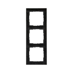 Рамка декор. универсальная 3-постовая Suno Антрацит