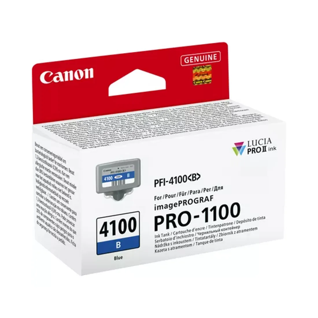 Чернильный картридж Canon PFI-4100 Blue — изображение 2