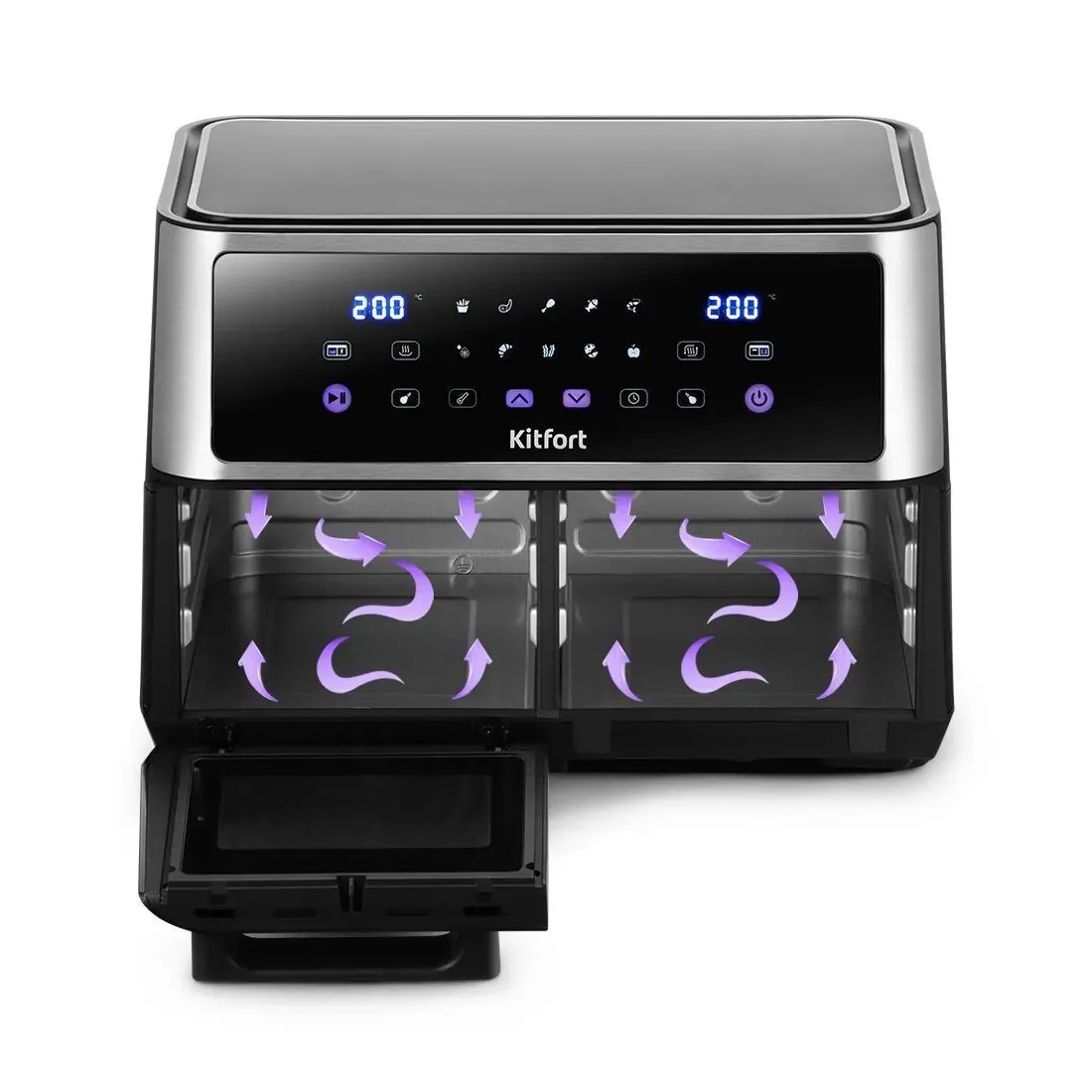 Аэрогриль Kitfort КТ-2256 2 в 1 — изображение 2