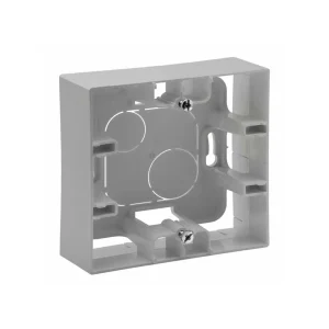 Коробка накладного монтажа 1-постовая Niloe Step Алюминий