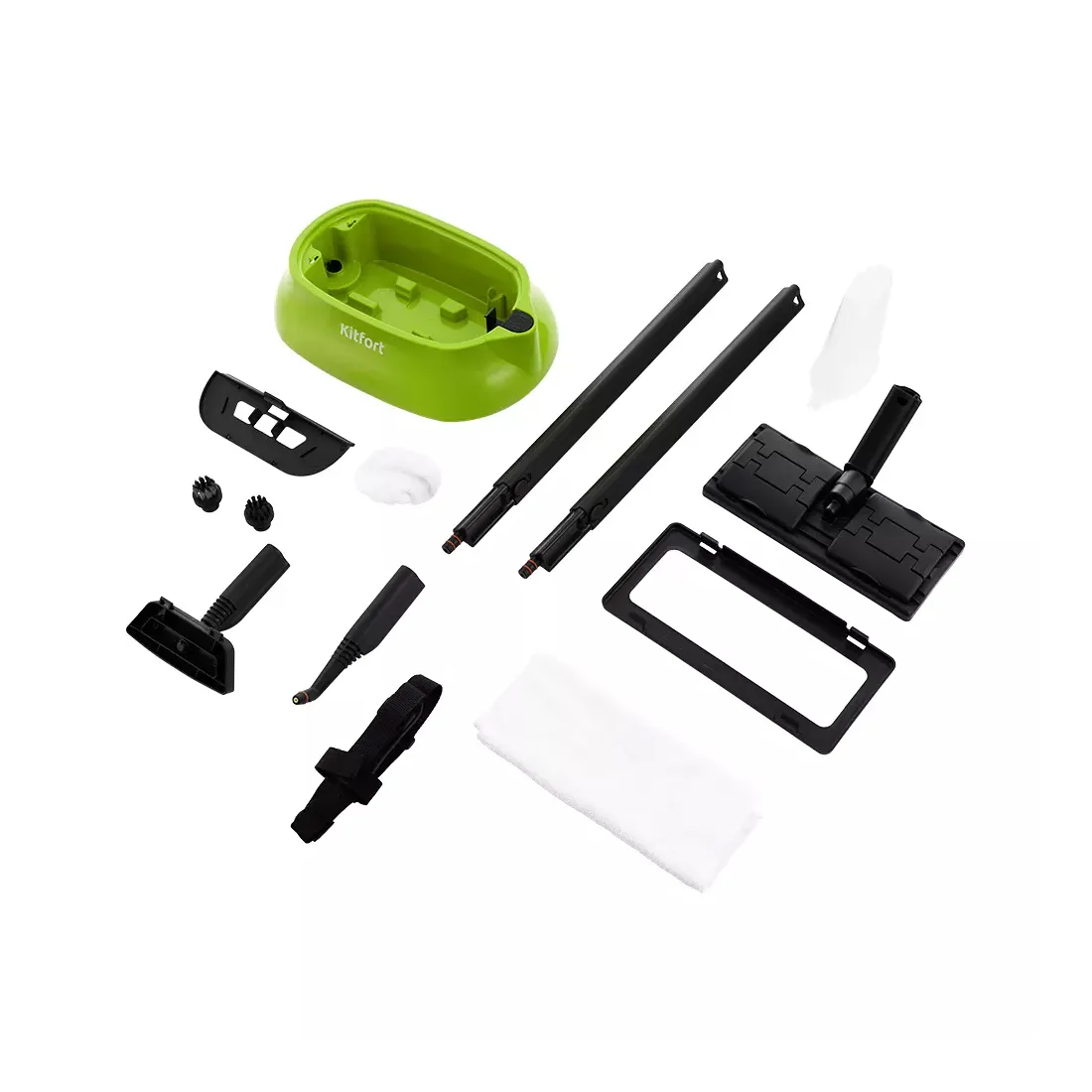 Пароочиститель Kitfort КТ-9102-2 черно-салатовый — изображение 3